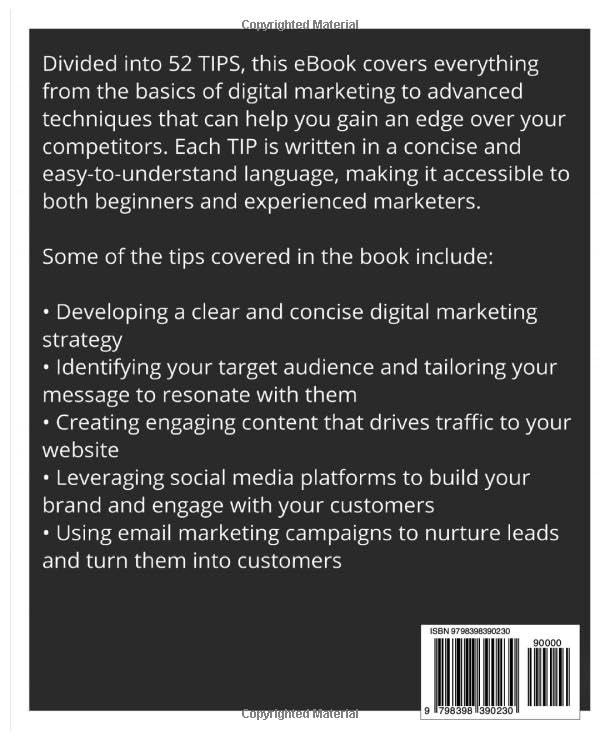 Miniatura 2 de 52 Digital Marketing Tips - Digital Marketing for Beginners Designed To Take The Skills of a Beginner To Digital Marketing To Another Level - Moving