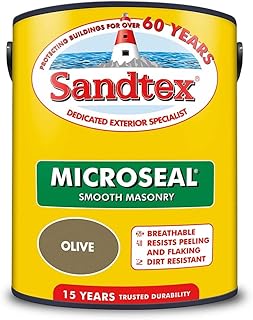 Sandtex Smooth Masonry Paint Olive 5L