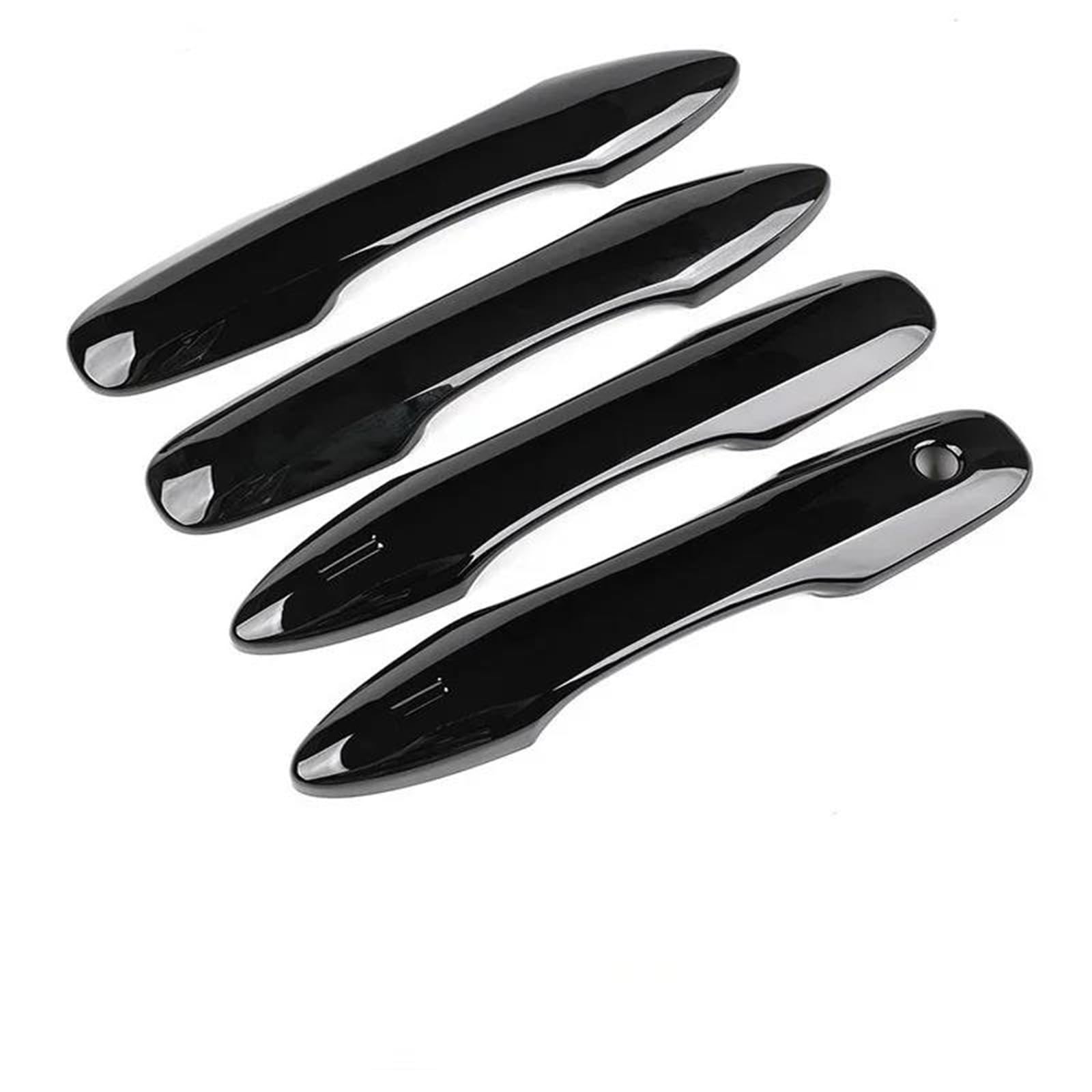 Bayde Black Carbon Fiber Chrome Car Door Handle Cover Protective Accessories For Avalon 2019-2025 Cover Trim