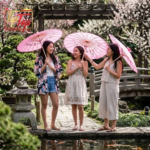 Image of Parasol Japanese Traditional Umbrella (33 Inch) (Authentic) (Handmade) (1 Piece)