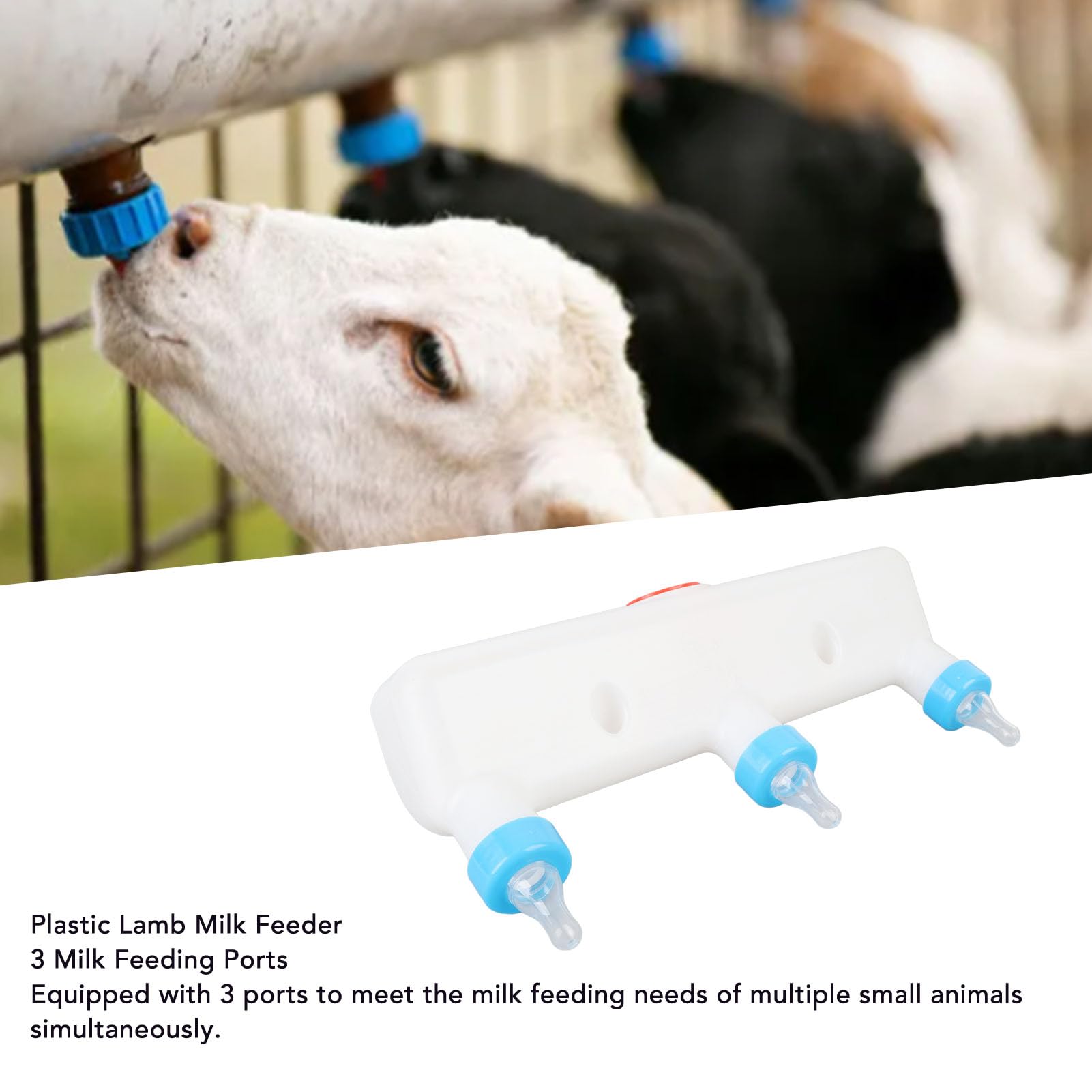 3 Pacifiers Small Animal Milk Feeder, Animal Nursing Lamb Drink Nipples Piglets Feeder, Farm Drinking Equipment Raising Equipment