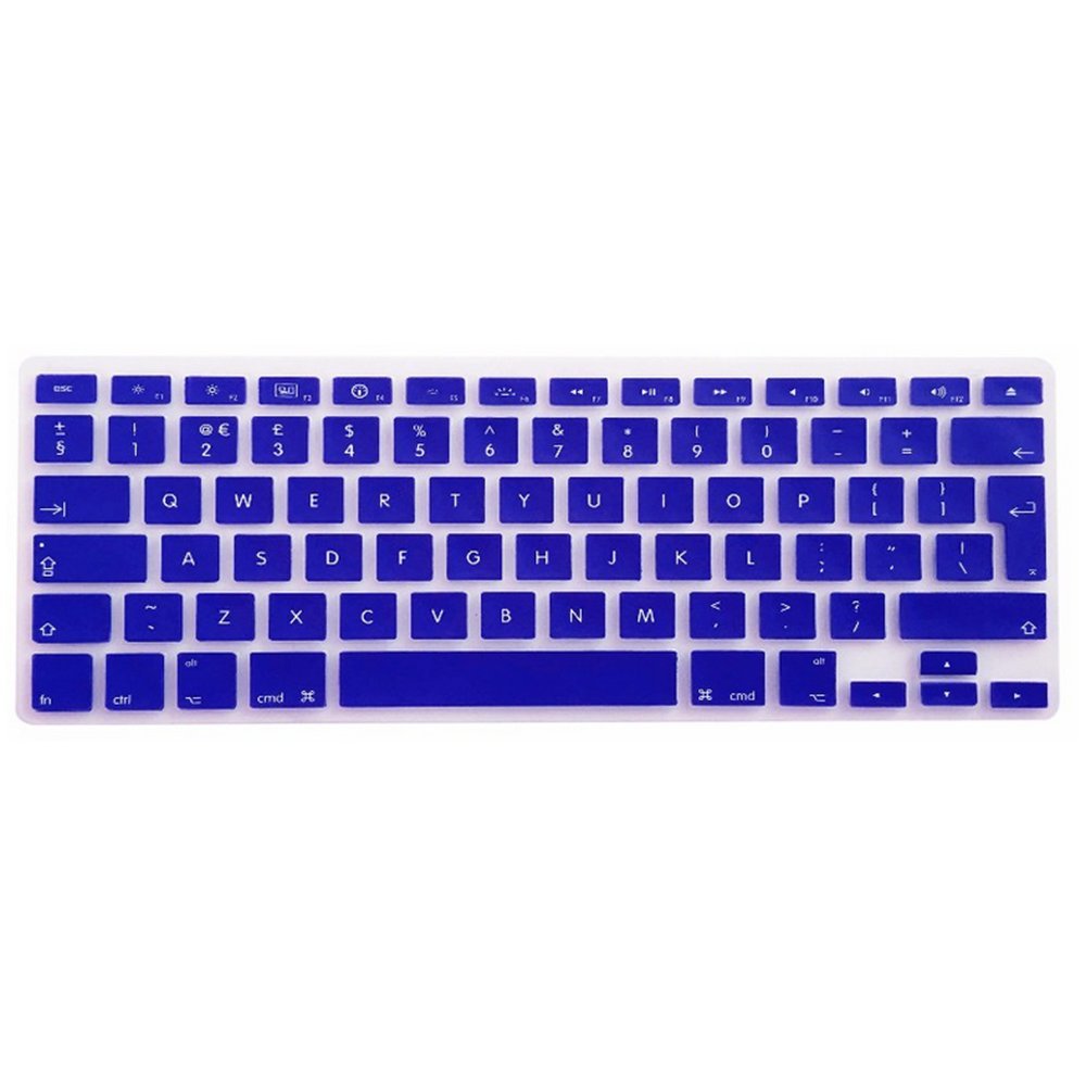Se7enline Compatible with Macbook Keyboard Cover Skin for Mac Neo & Air 13/15 & Pro 14/16 inch (M5 M4 M3 M2 M1 A18 Pro) 2026/2025/2024/2023/2022/2021 Silicone Waterproof Dustproof EU Layout,Black — view 51