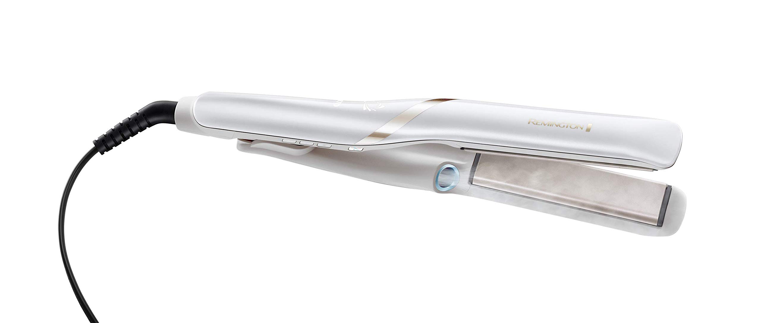 Remington Piastra per Capelli Lisci, Piastra Lisciante a Vapore, Protezione Totale dai Danni da Calore, Hydraluxe Pro, Serbatoio d'acqua integrato, S9001