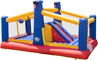 my 1st jump n play Double Bounce Inflatable House with Dodgeball