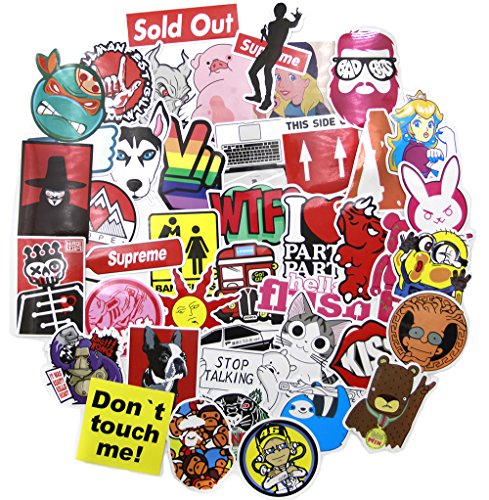 Neuleben Decoratiestickers, 100 stuks, 10 sets