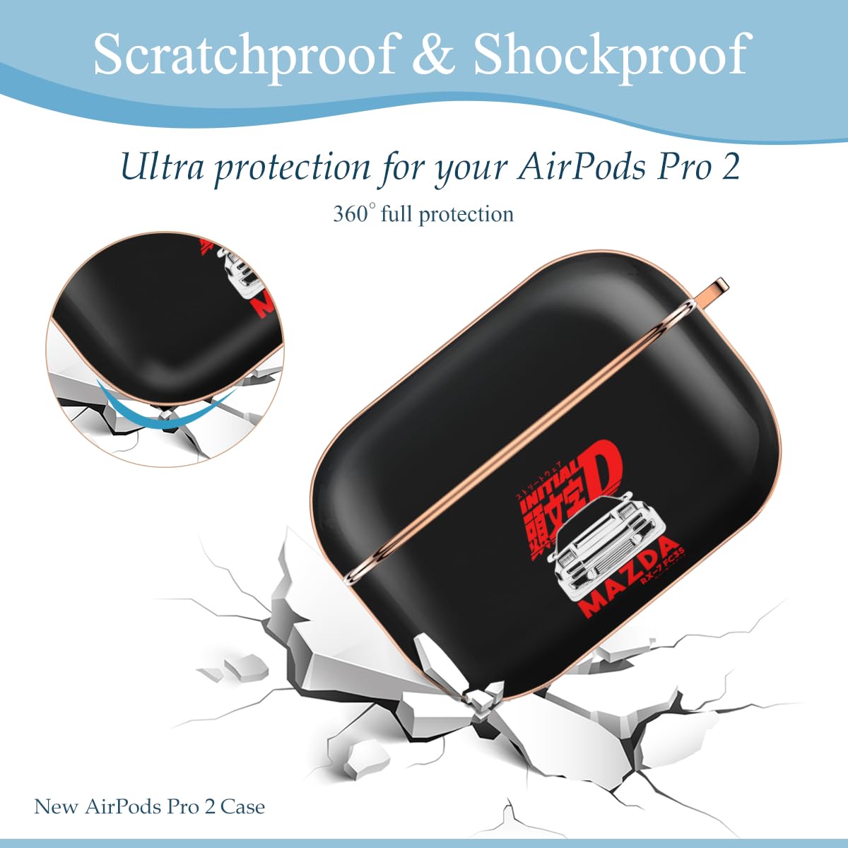 Amazon | AirPods Pro2ケース 頭文字d イニシャル D AirPods Pro第2