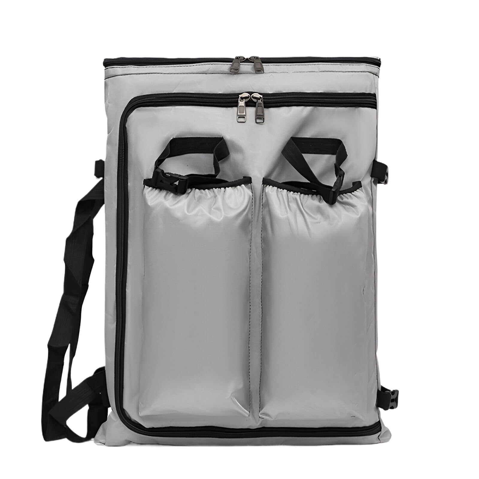 Art Portfolio Carry Bag 4K Oxford Artist Backpack Adjustable Shoulder Bag Tote Artist Portfolios Case Water-Resistant Drawing Board Bag for Art Supplies Storage Transport Traveling, 26 x 18 Inch