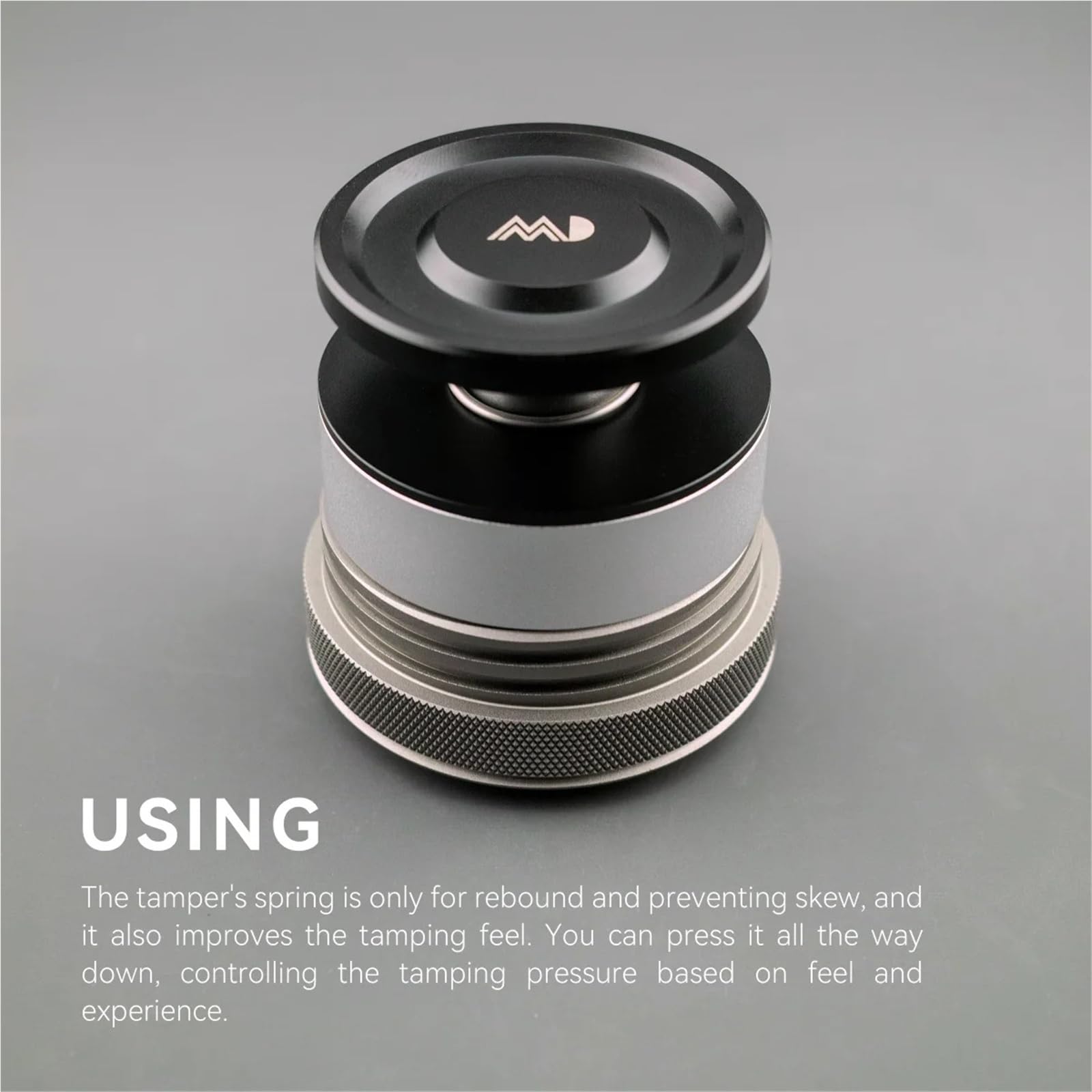 Compatible con anillos dosificadores y manipuladores de resorte Picopresso | Ajuste de canasta de 51 mm, resorte anti-sesgo, anillo combinado for llenado sin derrames y apisonamiento uniforme