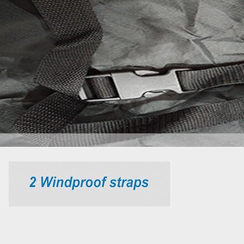 Miniatura 5 de Cokeman KT196 - Funda de almacenamiento para Go Kart de 2 plazas, protección para todo tipo de clima, resistente 420D, resistente al agua,