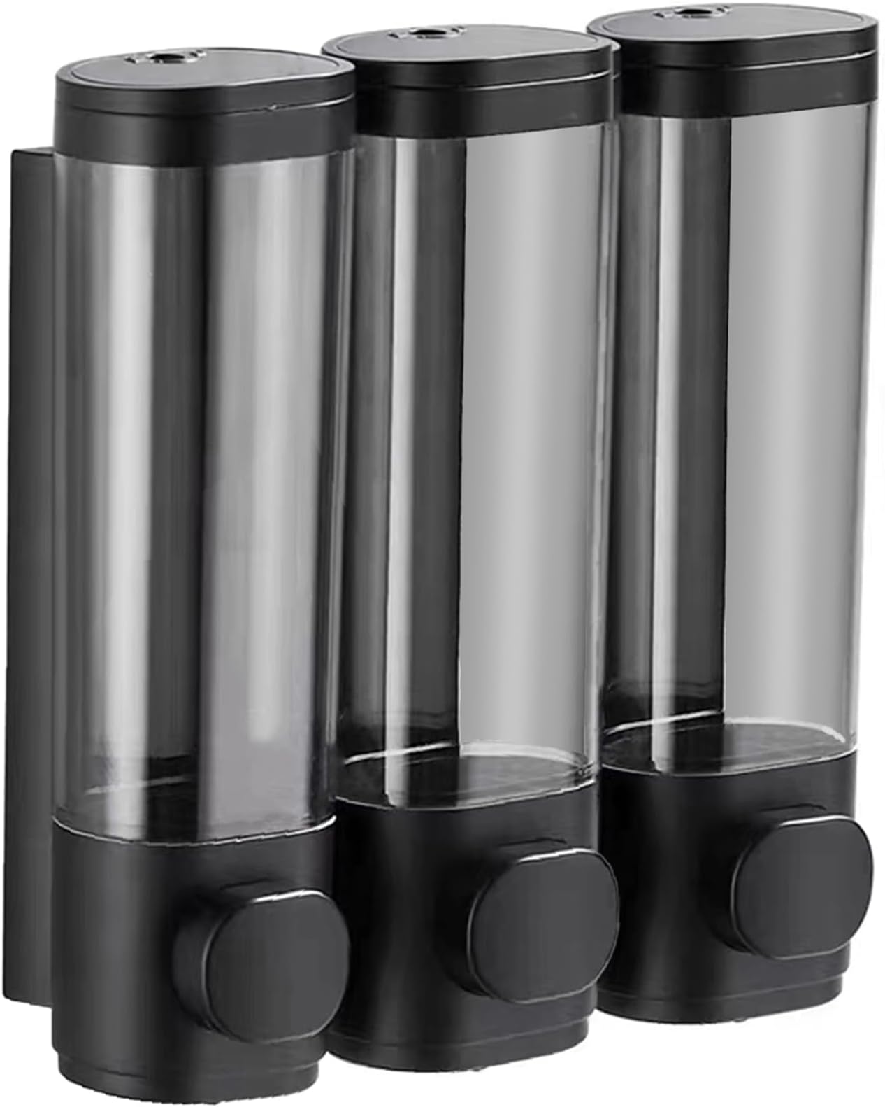 3-in-1 Shower Dispenser Set - No Drill Wall Mount For Shampoo, Conditioner & Body Wash With 18 Labels
