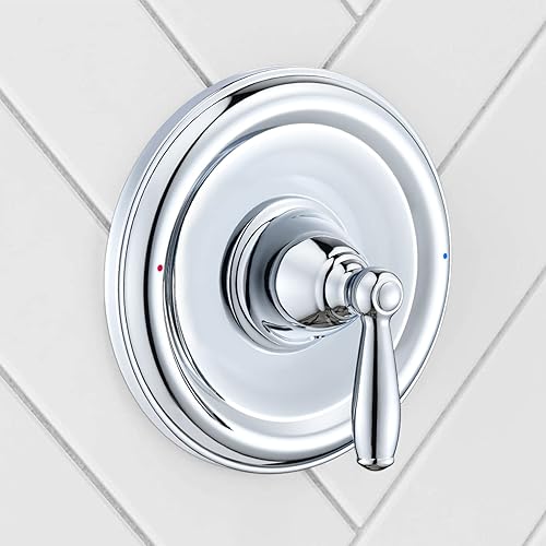 Miniatura 6 de Kit de accesorios para bañera y ducha con equilibrio de presión, compatible con válvula Moen Posi-Temp, cromado