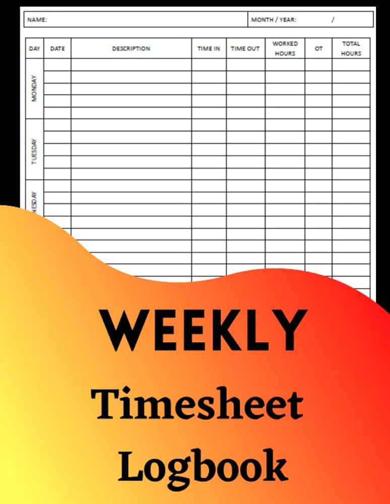 weekly-time-sheet-log-book-construction-employee-work-hours-record-creations-calart-9798447368227-amazon-com-books for Free Printable Work Time Sheet Weekly Time Sheet Log Book Construction Employee Work Hours Record: Creations, Calart: 9798447368227: Amazon.com: Books for Free Printable Work Time Sheet
