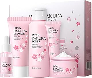 ティーンガール向けスキンケアボックス 5 個 女性用ローションセット 顔用クレンジング 女性用ギフトボックス 女性用ケアボックス