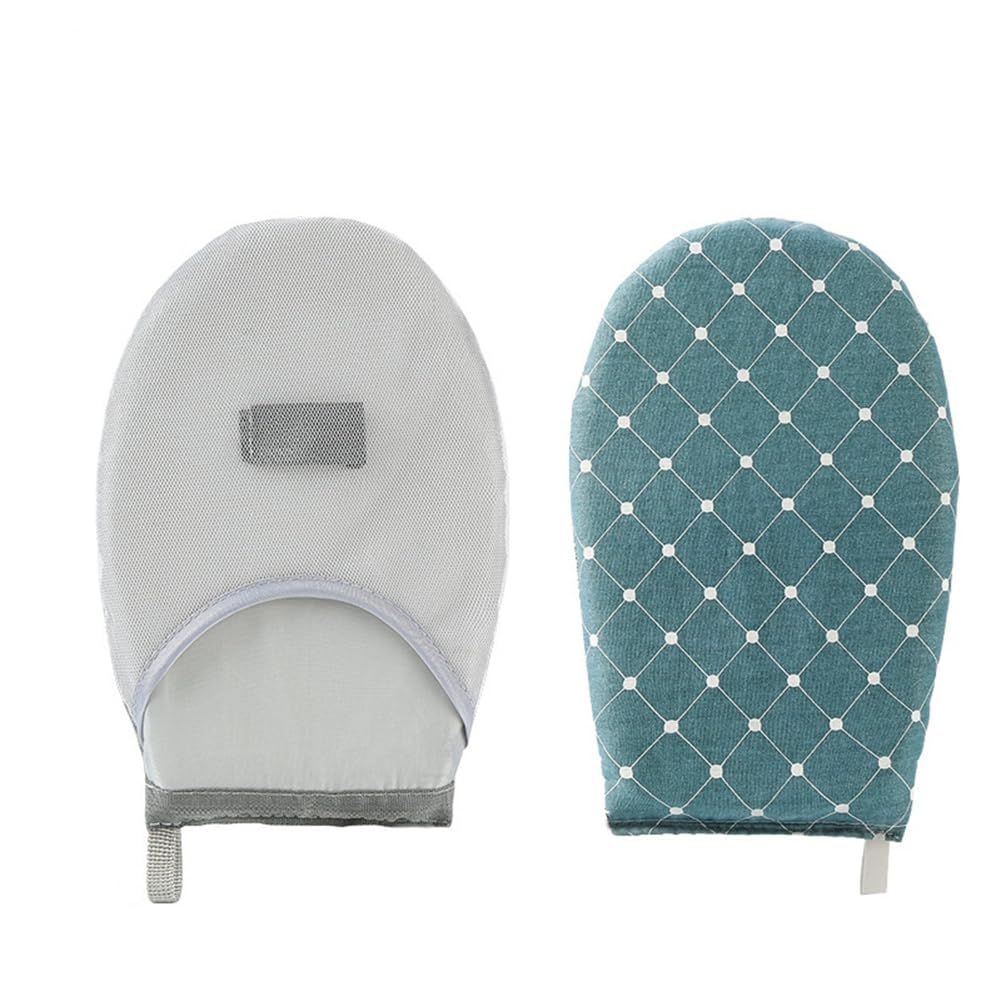 CTRLZS 1 Pieces Garment Steamer Ironing Gloves Handheld Garment Steam Engine Board Blue