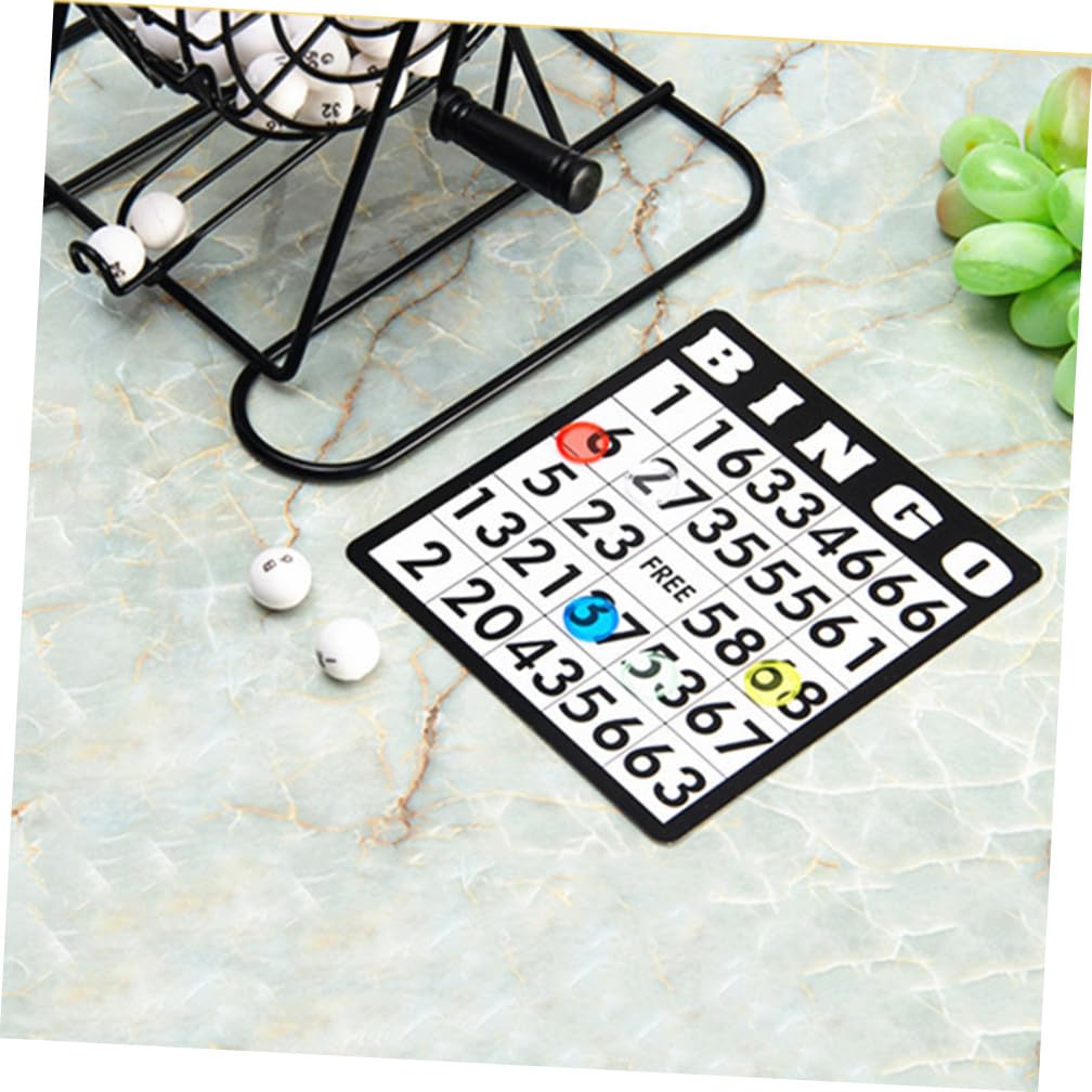 Jeu De Bingo Créatif Machine De Loterie Simulative Interactive pour Familles Activité Éducative Et Amusante pour Garçon Fille Et Parents