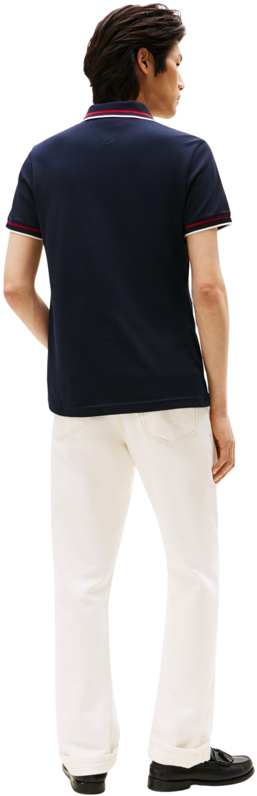 Tommy Hilfiger Herren Poloshirt Kurzarm Cuff Interest Slim Fit