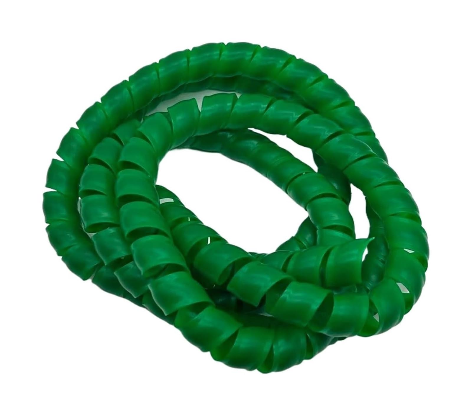 10m Funda Protectora de Tubo en Espiral Flexible | Cubierta de manguera de agua(Green,ID 35mm)