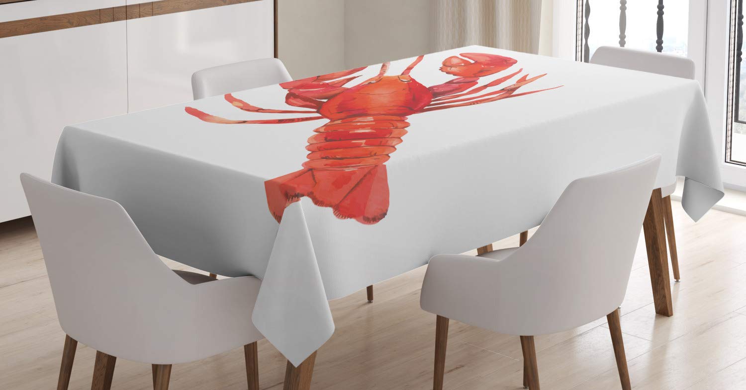 Tovaglia Rettangolare In Poliestere ABAKUHAUS – 140x170 Cm, Multicolore, Stampa Alpaca – Antimacchia E Resistente Alle Pieghe