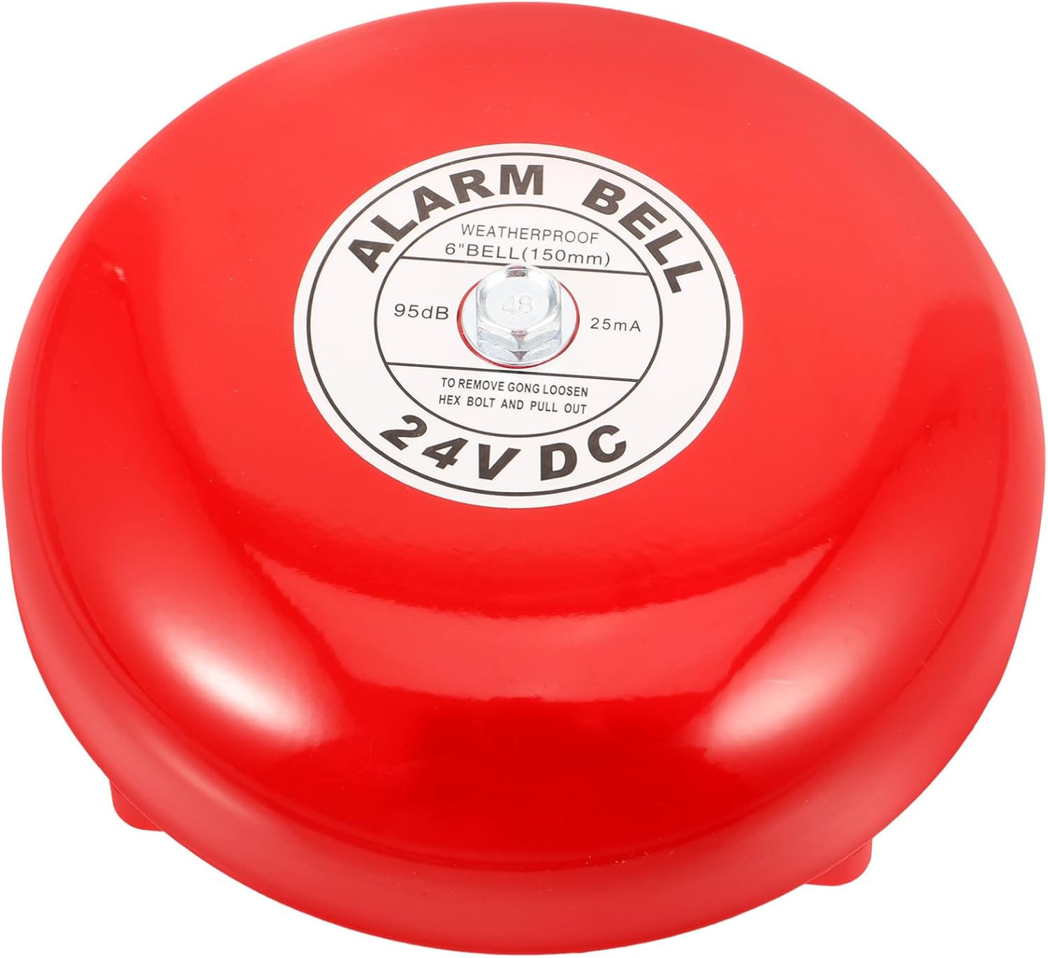 24v Electric Alarm Bell for Home Security Extra Loud Door Strike Bell Durable Construction Easy Installation for Elevators Emergency Use