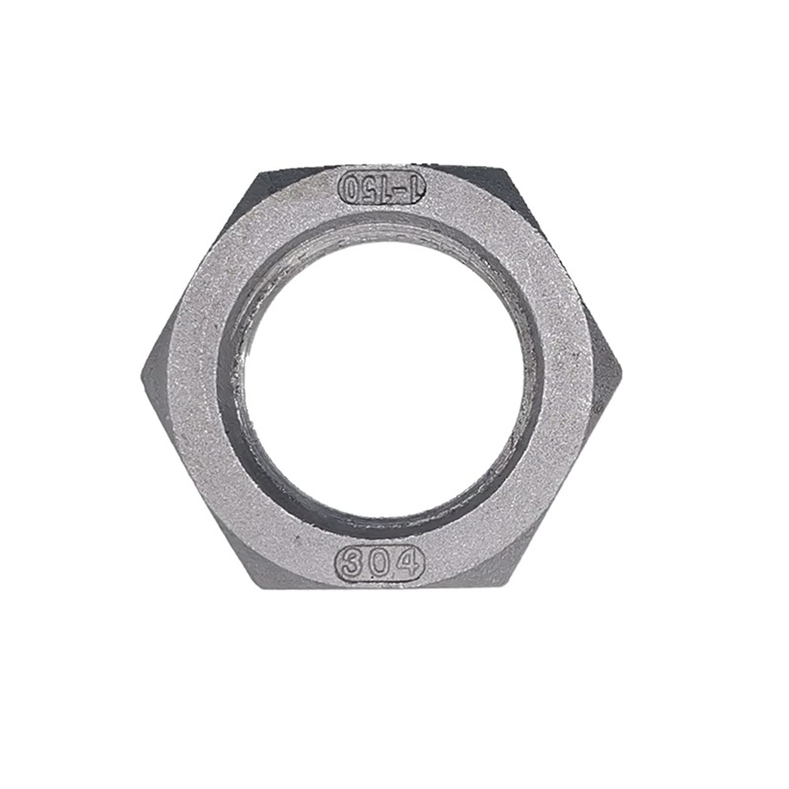 Écrou hexagonal 1 pouce en inox 304 femelle BSP pour raccordement de tuyau x2