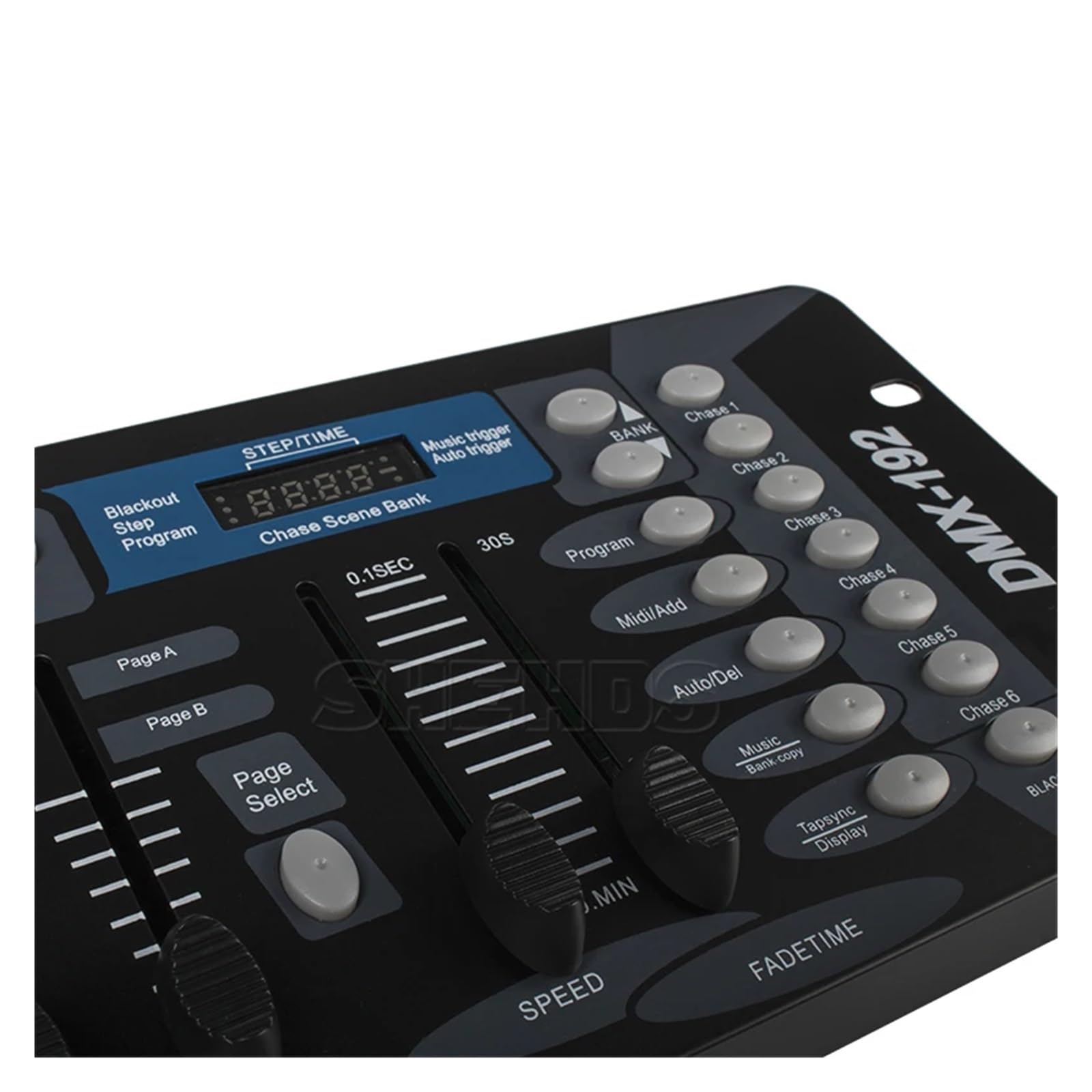 Controlador DMX, Consola controladora DMX192 con 8 escenas programables y funciones de voz for equipos de control de discoteca DMX512 Para DJ