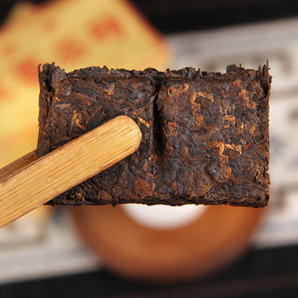 Dojrzała Herbata Yunnan Menghai Pu'er 50g*10 Starzona Herbata Aromatyzowana, Bardziej Aromatyczna Z Wiekiem