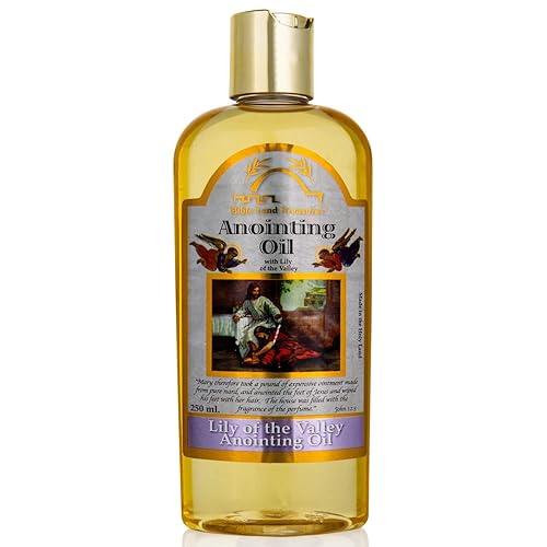 Lily of The Valley Bible Land Treasures Unción Aceite de Unción, Aceites Bíblicos de Tierra Santa. 8.45 fl.oz 8.5 fl oz