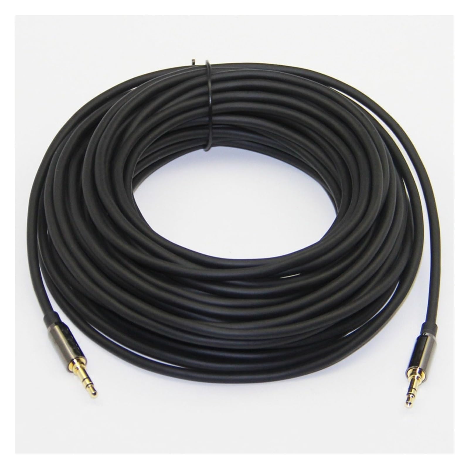 Câble Audio plaqué or 3.5mm mâle à mâle blindé, adapté aux haut-parleurs et casque 1.8m 300cm 5m 10m 15m 20m(20m)