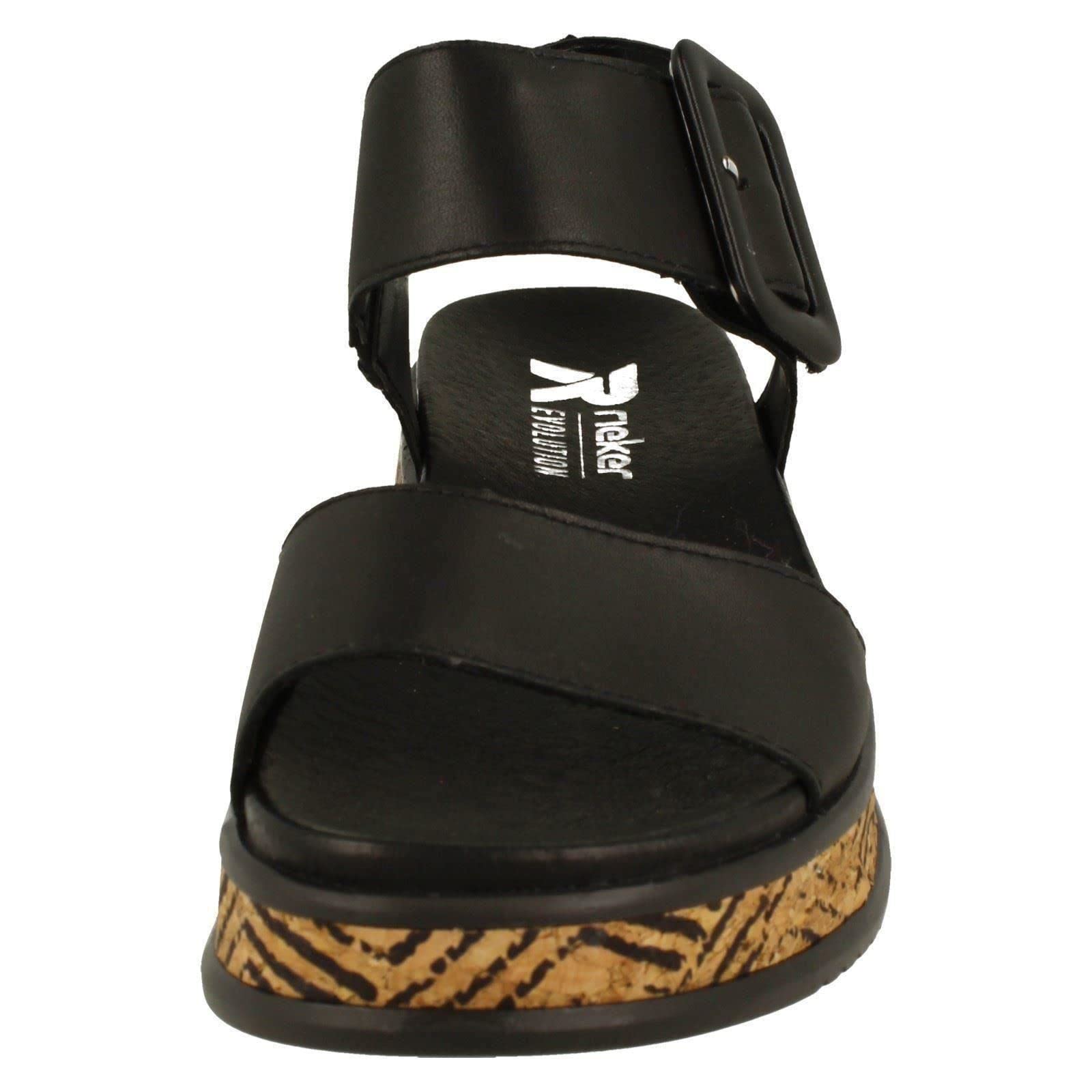 Rieker Femme W0800 Sandales compensées