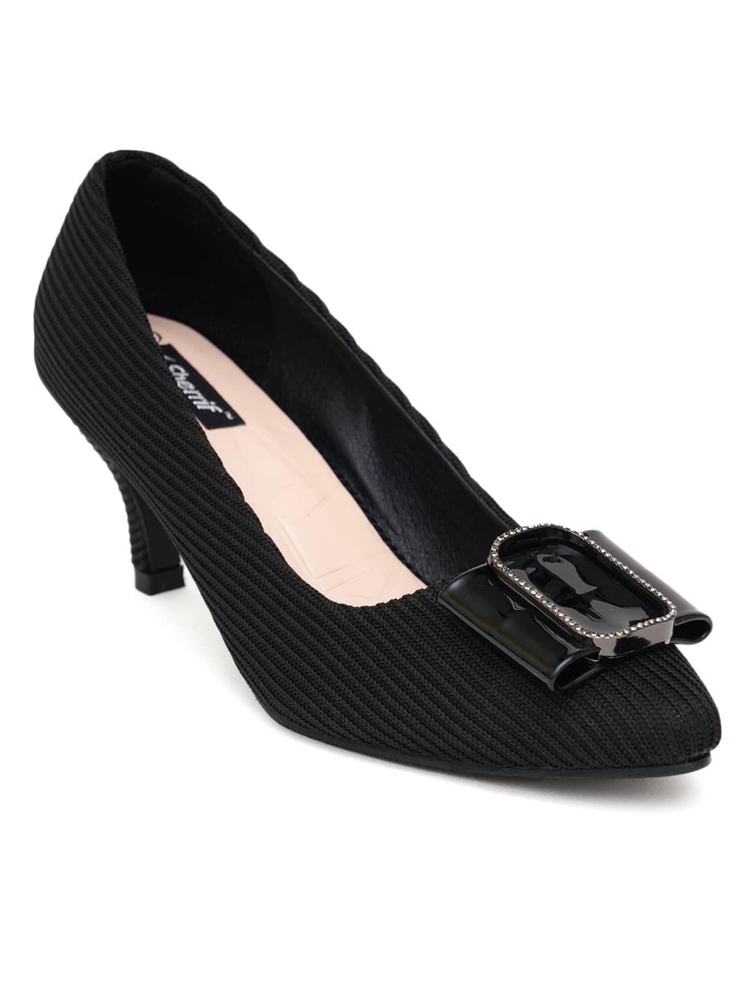 SHERRIF Womens Black Kitten Heel Pumps (SF-4292-N-BLACK-39) (B0BSV82DCG) Amazon Price History, Amazon Price Tracker