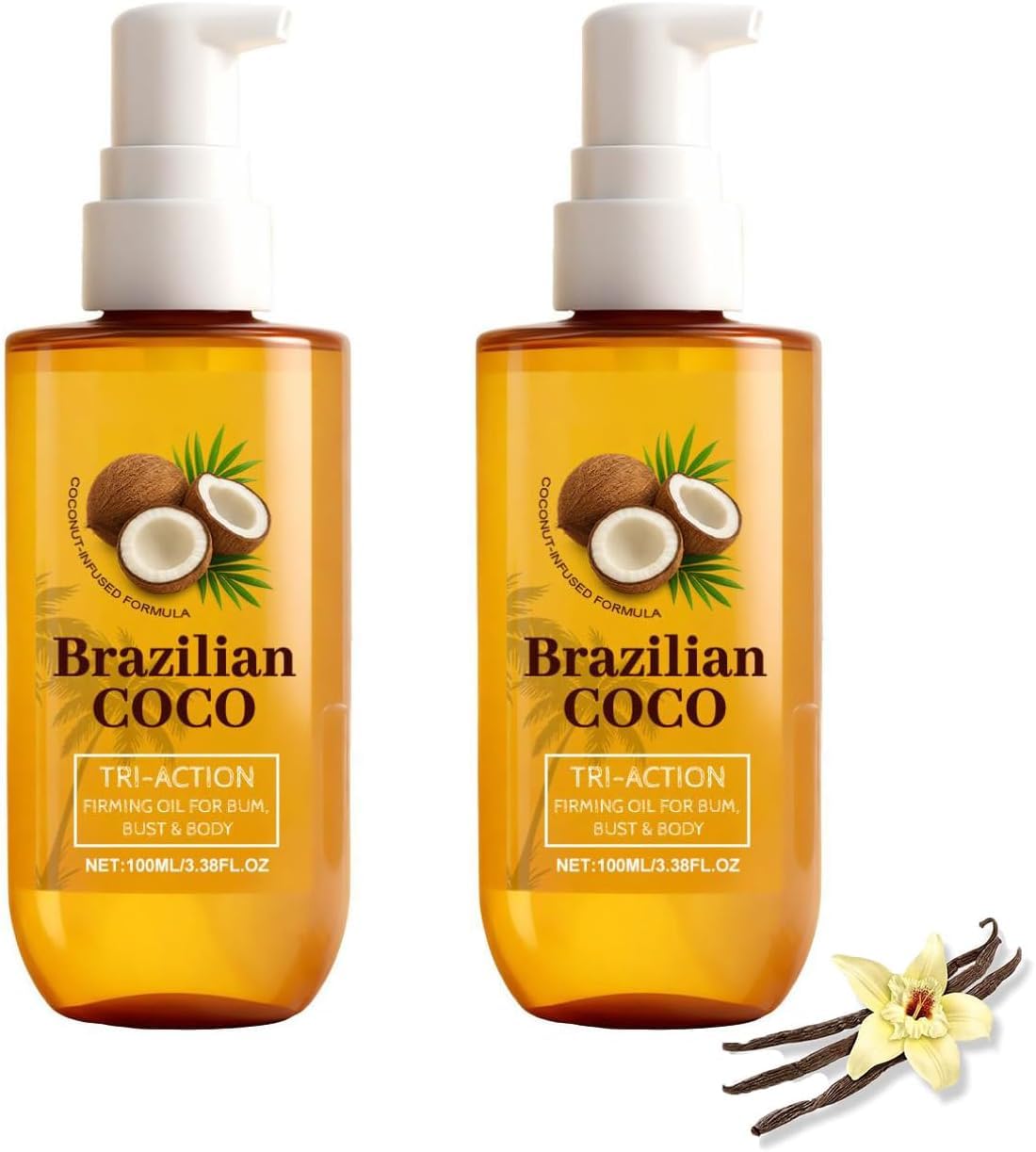 Aceite de coco brasileño reafirmante de rápida absorción 8