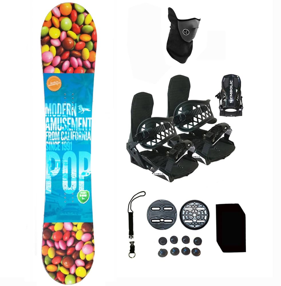 Amazon.com : Symbolic MA 135-140-144cm Snowboard and Black