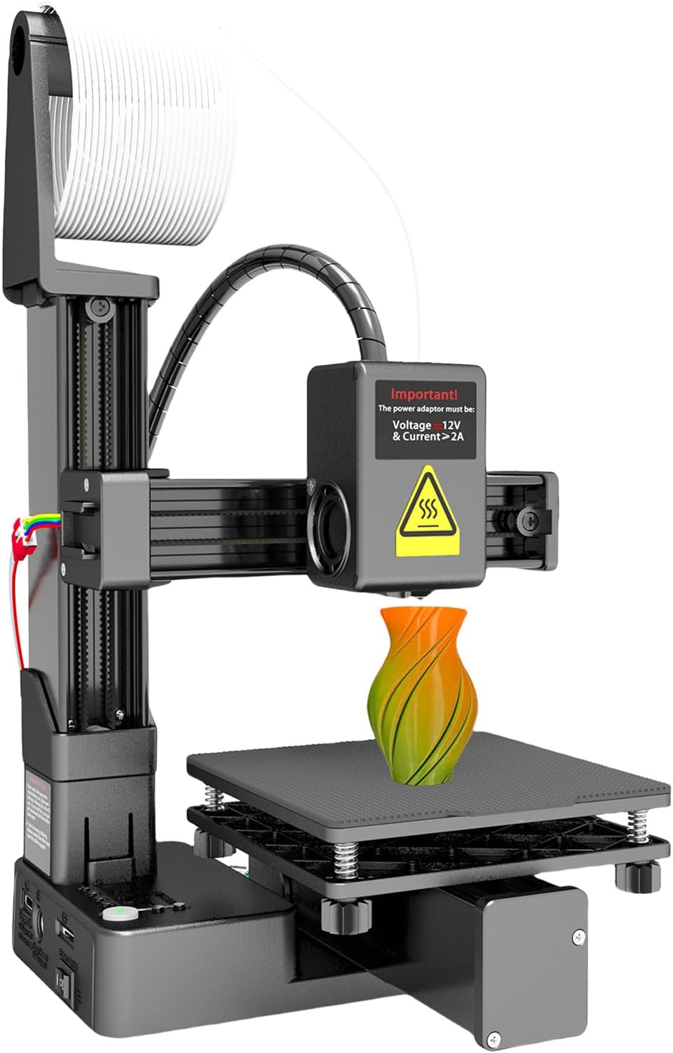 Silent 3D Printer Lightweight Entry Leveling Printer for Beginners Simple Button Print Control