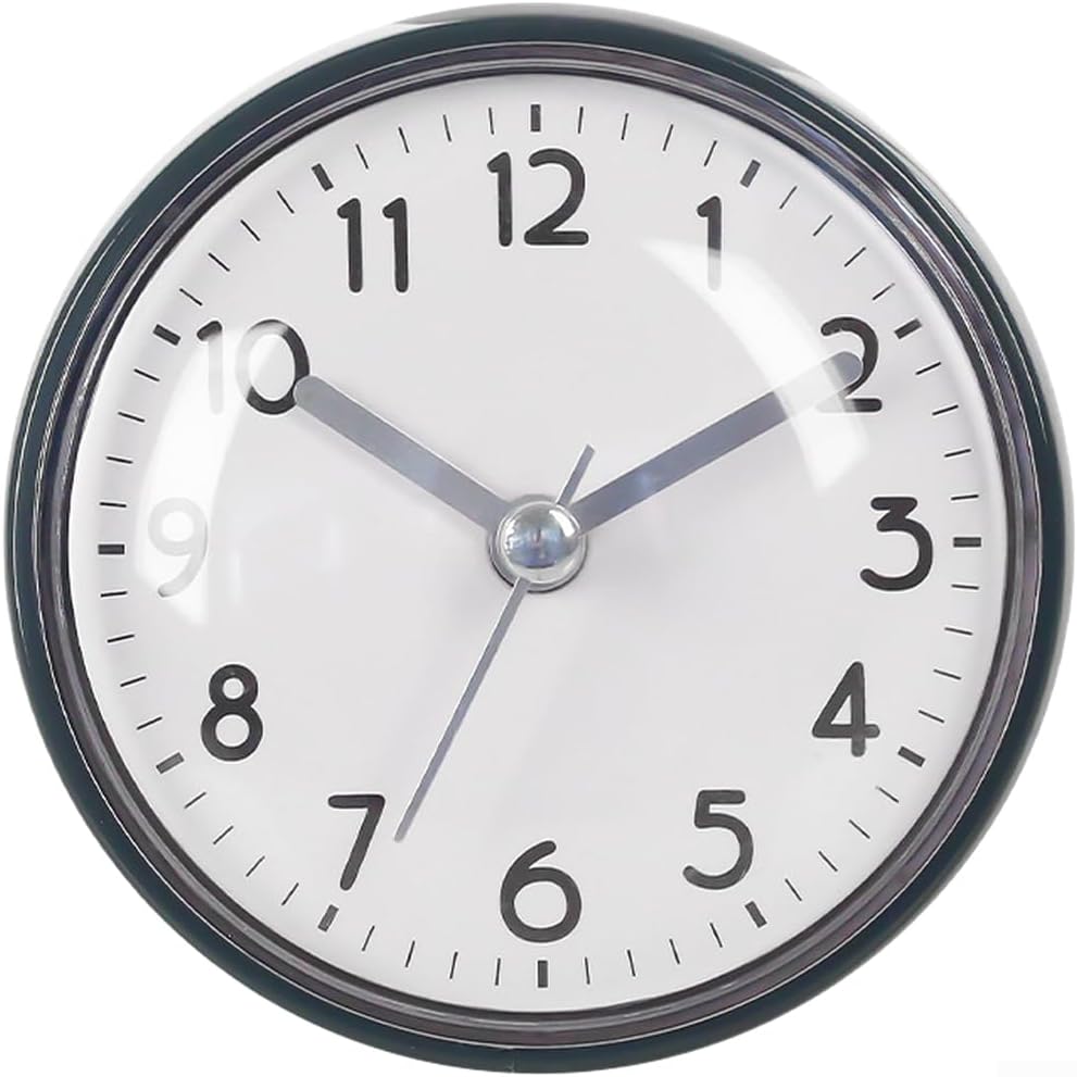Orologio da parete con ventosa impermeabile 7,5 cm