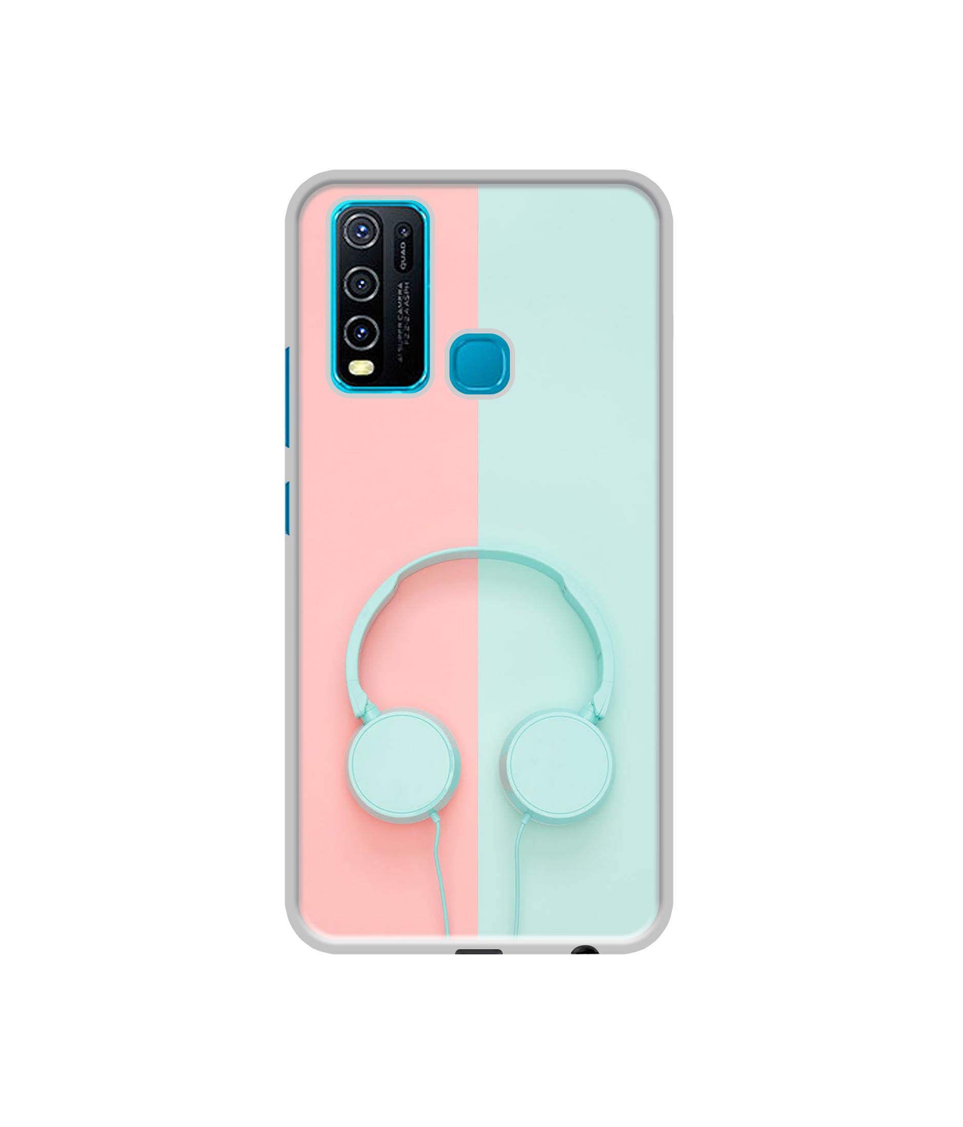 Amazon Brand - Solimo Designer Head Phone UV Printed Soft Back Case Mobile Cover for Vivo Y30 / Y50 (B08FDBPXNM) Amazon Price History, Amazon Price Tracker