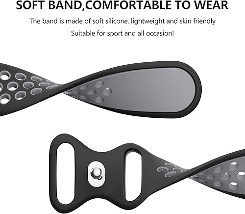 Miniatura 3 de Meliya Correa de silicona de repuesto para Gizmo Watch 3 2 1 bandasGabb Watch 2 1 bandas para niños, 0.787 pulgadas, transpirable, impermeable,