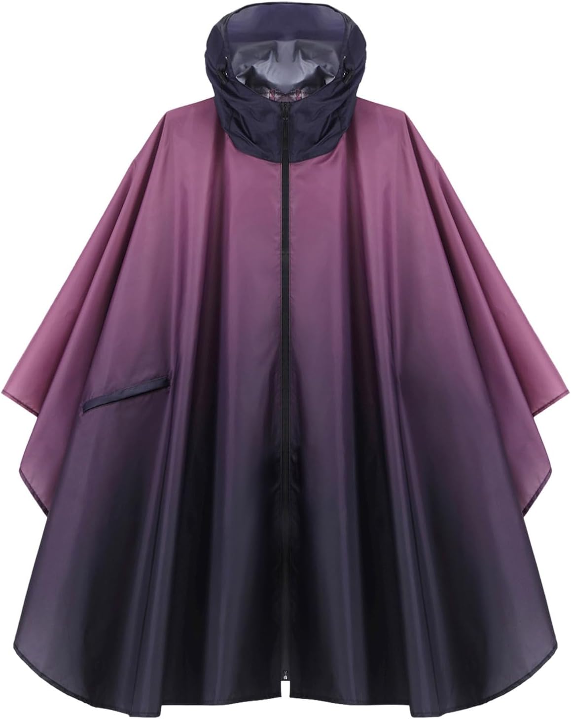 Printed Rain Poncho for Outdoor Activities Waterproof Ideal for Cycling Hiking Trekking