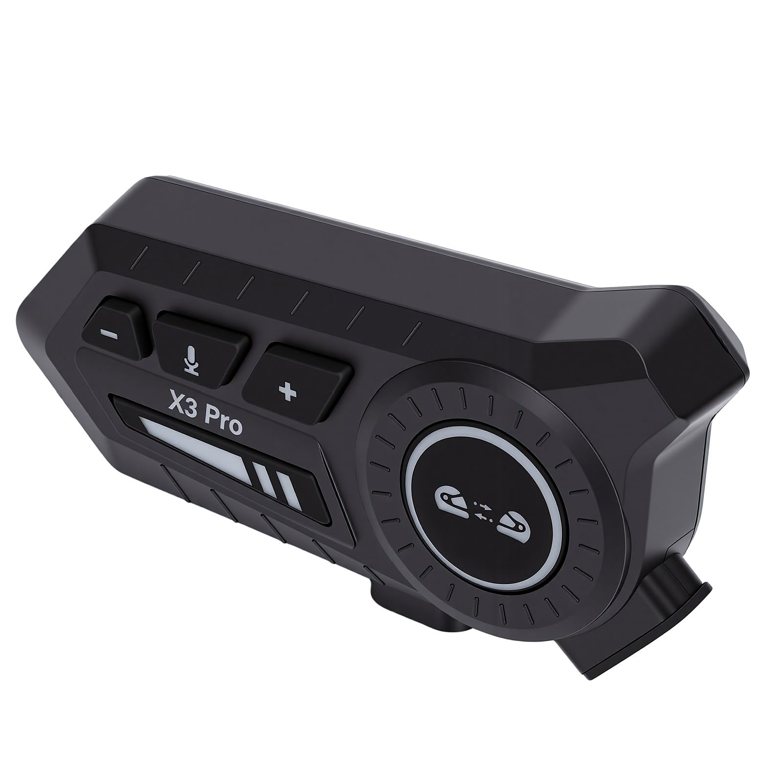 Auricolare Bluetooth per Moto Design Durevole Multifunzionale per Uso Esterno Batteria IPX6 Impermeabile da 15 Ore