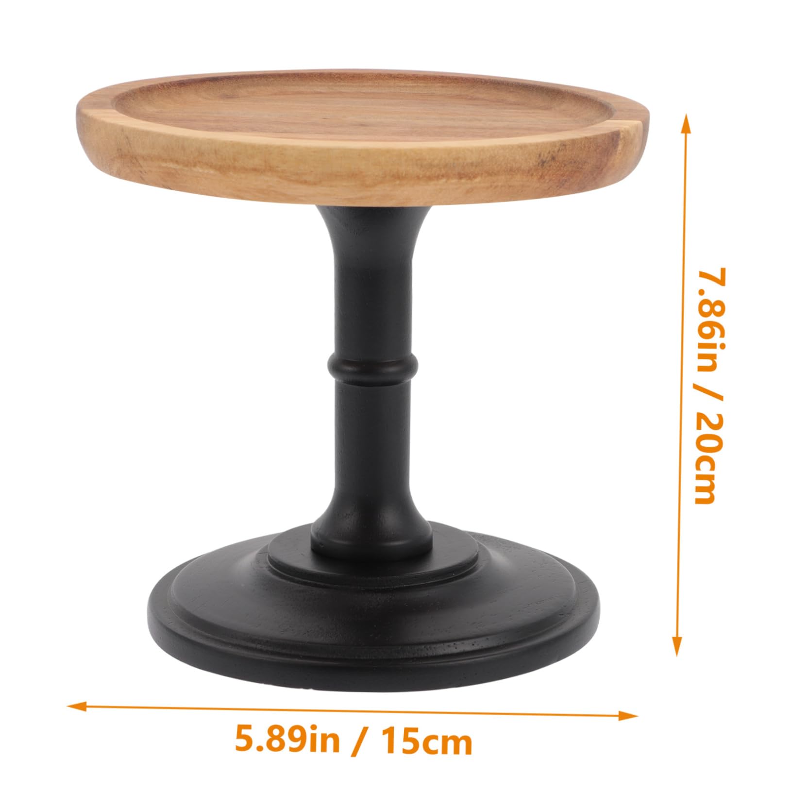 SOLUSTRE Wooden Dessert Stand Cake Display Tray for Weddings Birthdays Showers for Showcasing Cakes Appetizers and Snacks at Events
