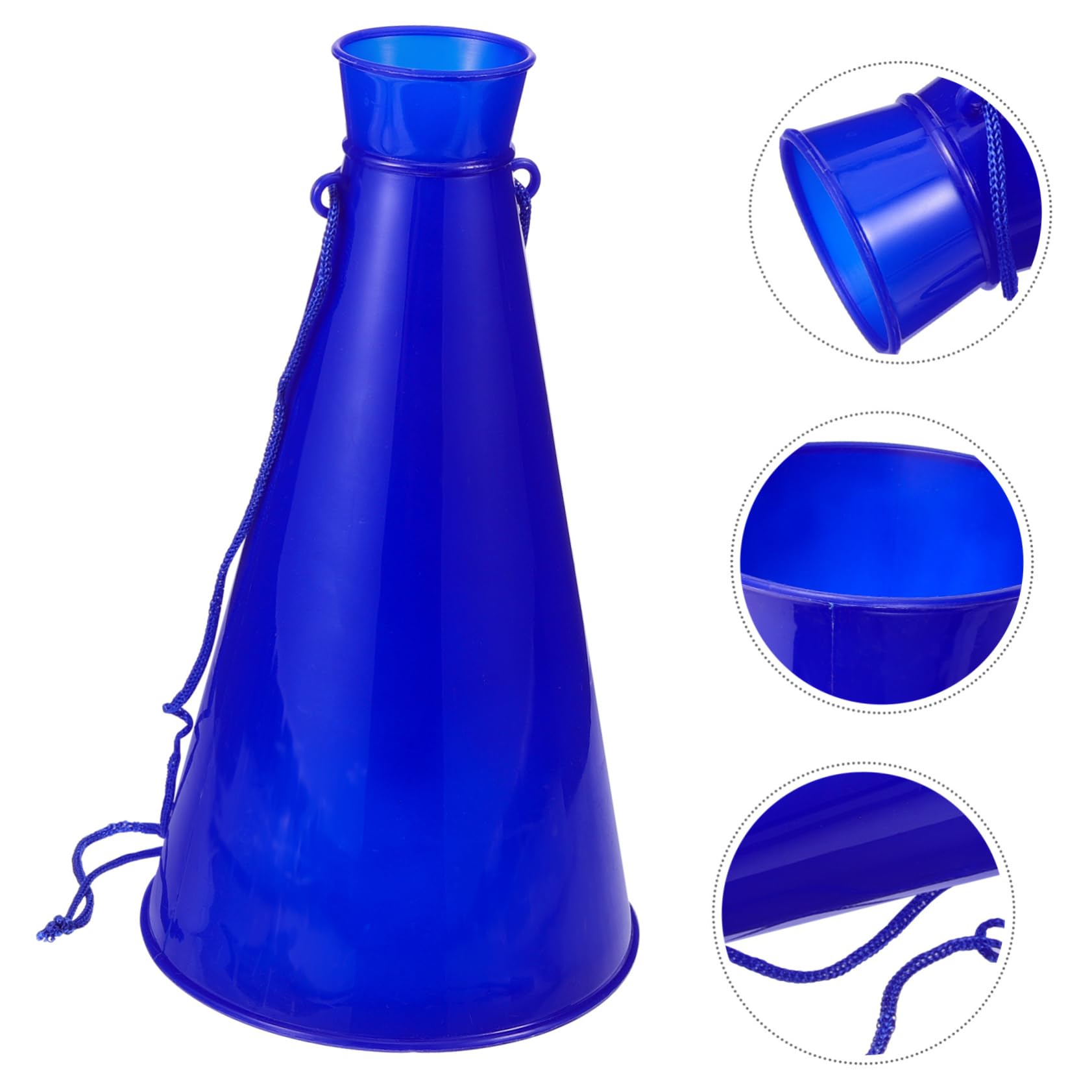 Supvox Megafono blu per feste per eventi sportivi e celebrazioni Megafon per l'illuminazione e la creazione di umore leggero e maneggevole