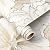 FunStick White and Gold Wallpaper Peel and Stick Gold Ginkgo Leaf Floral Wallpaper Mural for Bathroom Walls Self Adhesive Modern White Gold Beige Hibiscus Floral Contact Paper for Cabinets 17.5"x118"