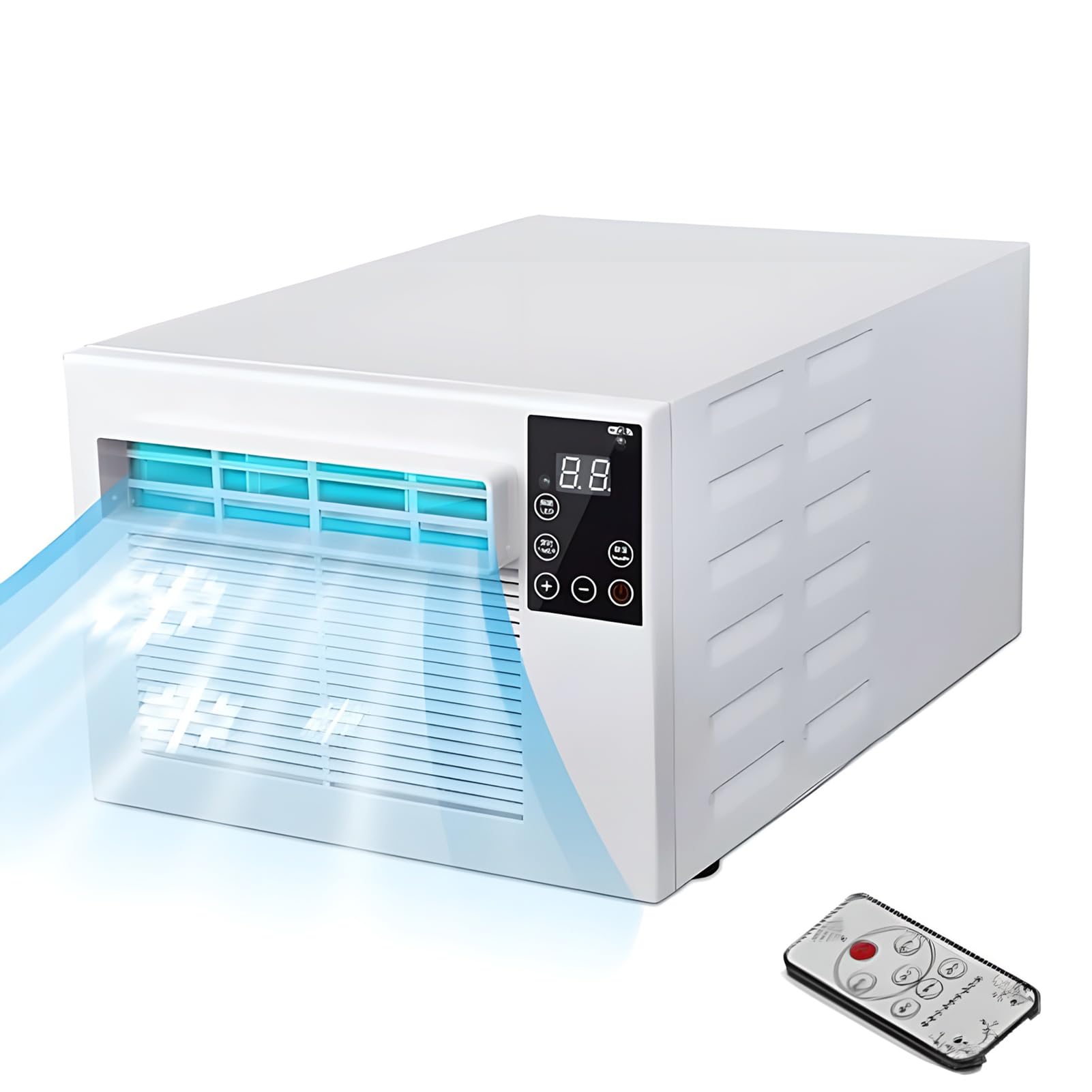 LaYiQimn Air Cooler,Portable Air Conditioner & Cooler - 3-In-1 Cooling, Ventilation & Dehumidification, 16-32℃ Temperature Control, 12H Timer for Home & Office