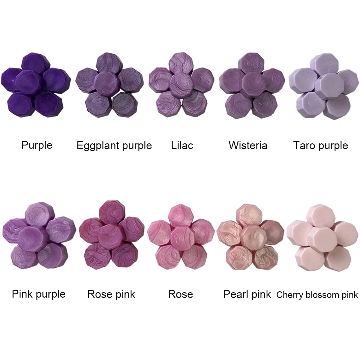 Lot De 150 Perles De Cire à Cacheter - 3 Couleurs (bleu Série), Pour Sceller Lettres, Invitations, Cadeaux