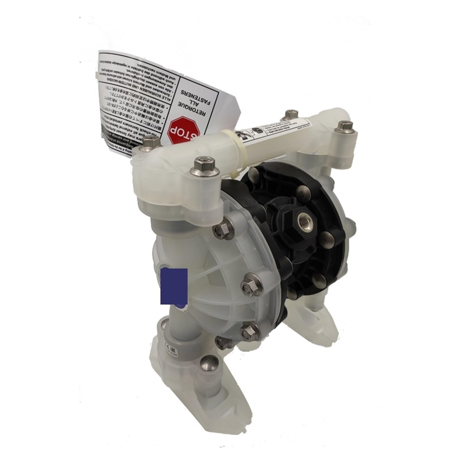 Bgaza D52911 515 Plastic Air Operated Diaphragm Pump, Chemical Paint Delivery Pump Corrosion Resistance