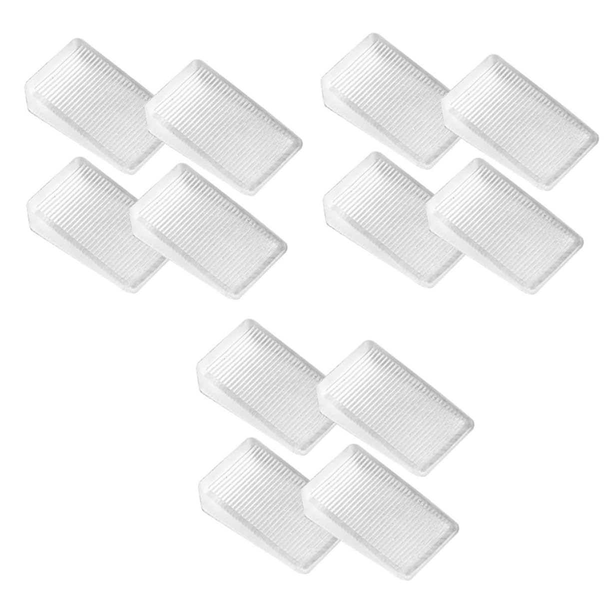 ULTECHNOVO 24pcs Table Riser Pads Furniture Felt Shims Material Stacking Levelers for Home Improvement