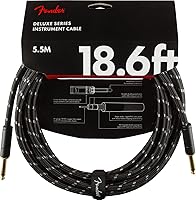 Vista 85 de Fender 10-Foot Professional Instrument Cable, Straight-Angle, Desert Camo - 2 Pack
