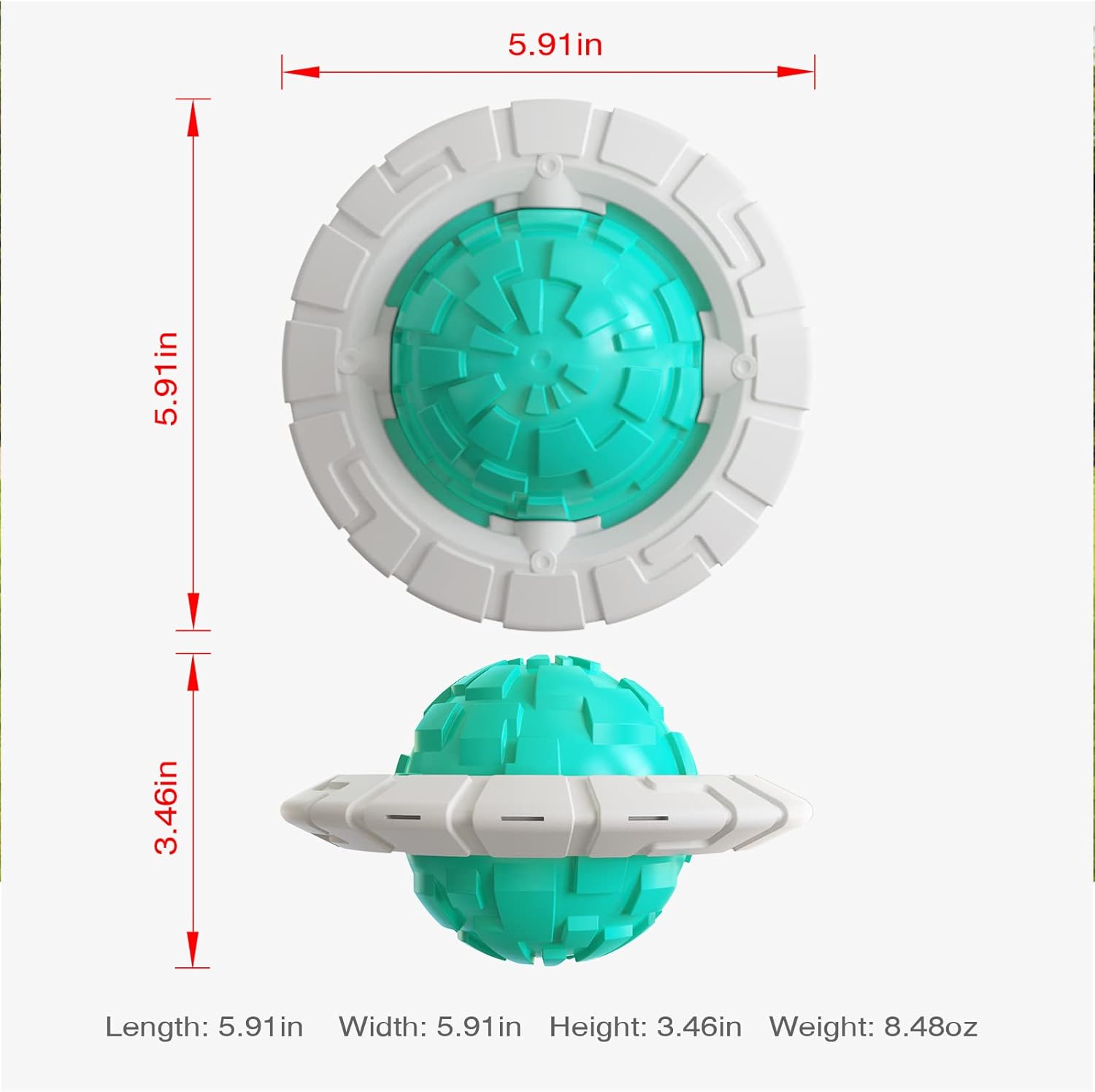 Pet Supplies : Dog Toy Ball, Puppy Toy Ball Toothbrush Clean Teeth Interactive UFO Frisbee Sound Toys, Dog Toys Aggressive ImproveIQ Chewers Outdoor&Indoor Toys for Doggy Large / Medium / Small Puppies : 