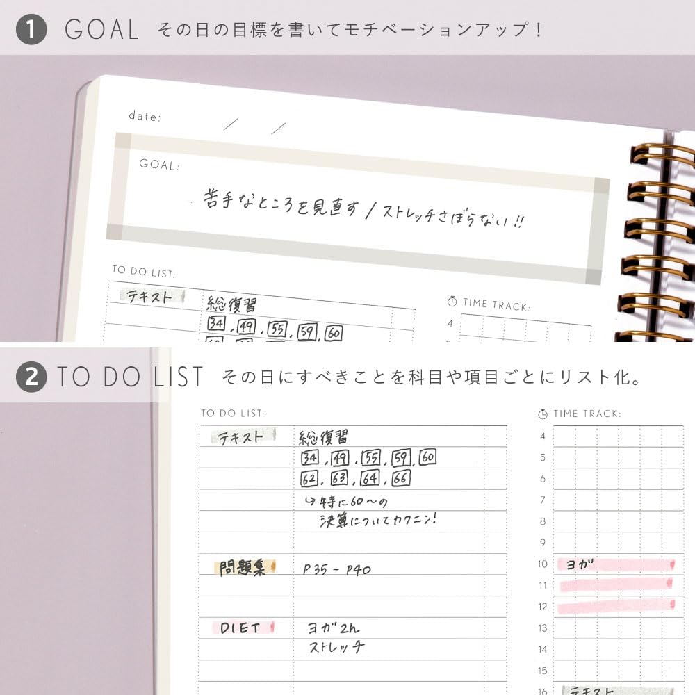 Iroha Publishing Study Planner DAILY GSSD-11 AURORA