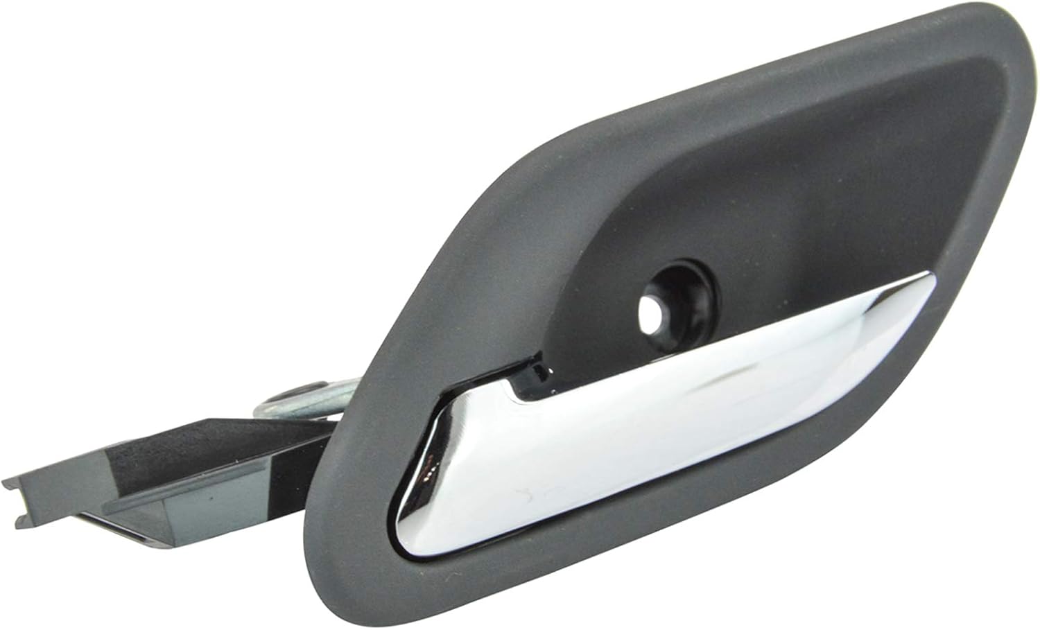 TRQ Left Interior Door Handle Chrome & Black Drivers Side Compatible with 2001 BMW 525i 1997-2000 528i 530i 1997-2001 540i 1995-1999 740i 740iL 1997-1999 750iL 2000-2001 M5