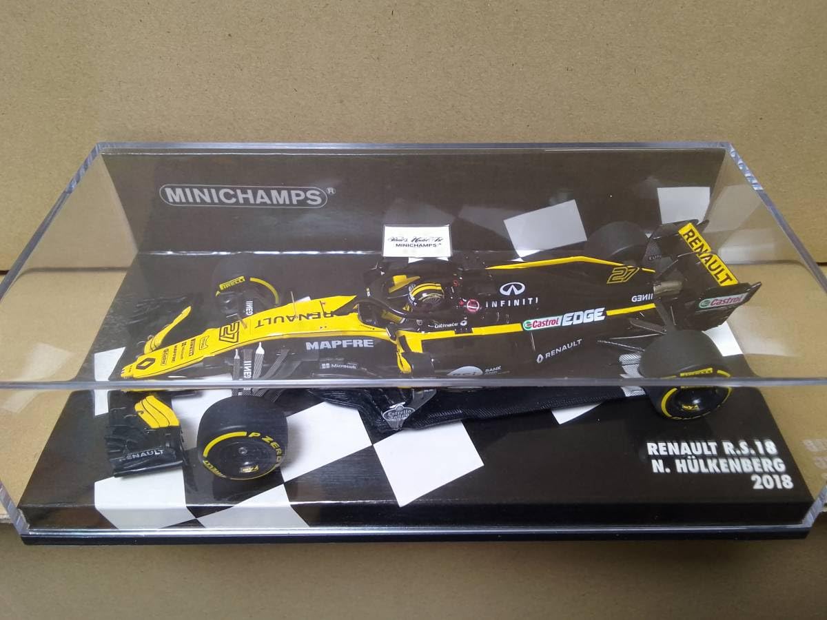 Amazon.co.jp: ミニチャンプス PMA 1/43 ルノー R.S.18 ヒュルケン 